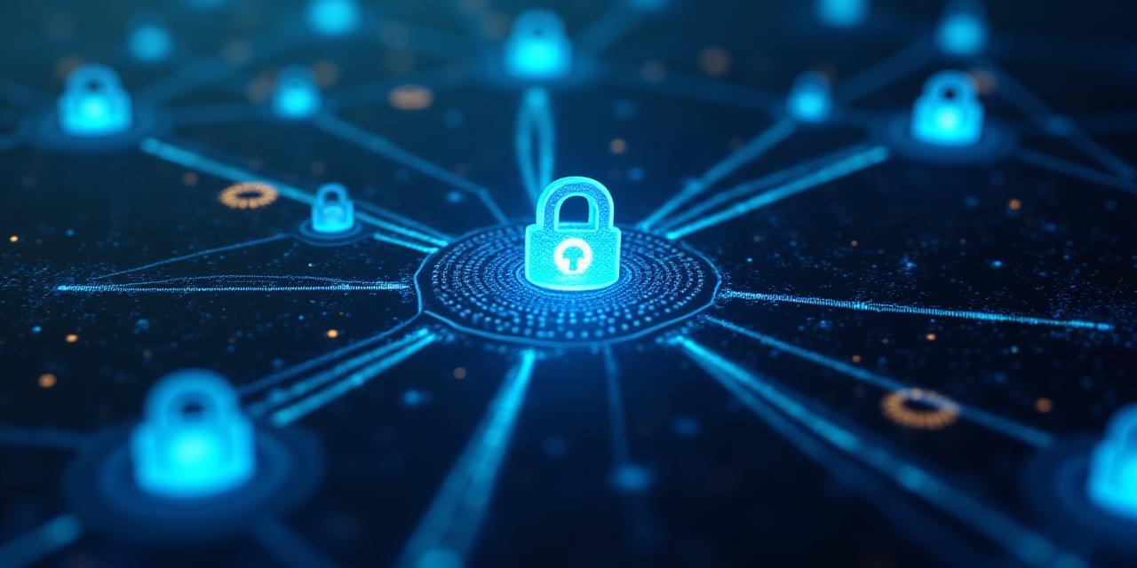 Abstract digital representation of secure network architecture